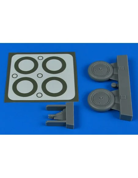 I-153 wheels & paint masks for ICM/Hasegawa, 1/48 - Aires 4799