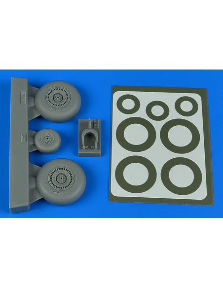 Do 217N wheels & paint masks - early B ICM, 1/48 - Aires 4802