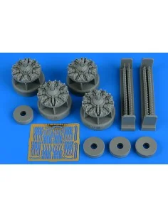 B-17G flying fortress engine set for HK Model, 1/48 - Aires 4805