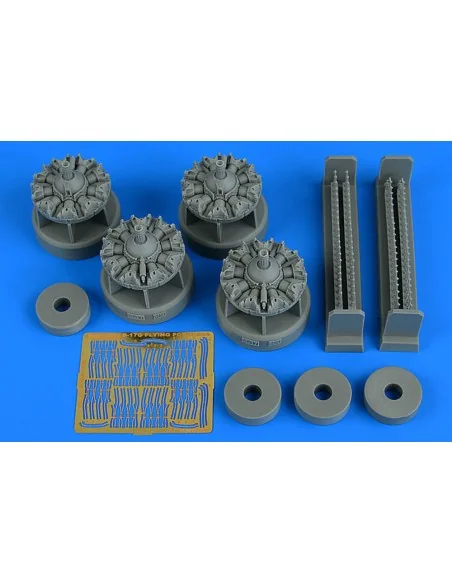 B-17G flying fortress engine set for HK Model, 1/48 - Aires 4805