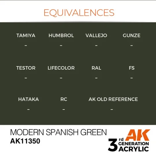 Modern Spanish Green - AK Interactive AK11350