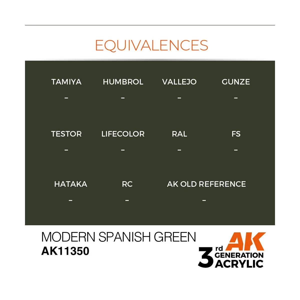Modern Spanish Green - AK Interactive AK11350
