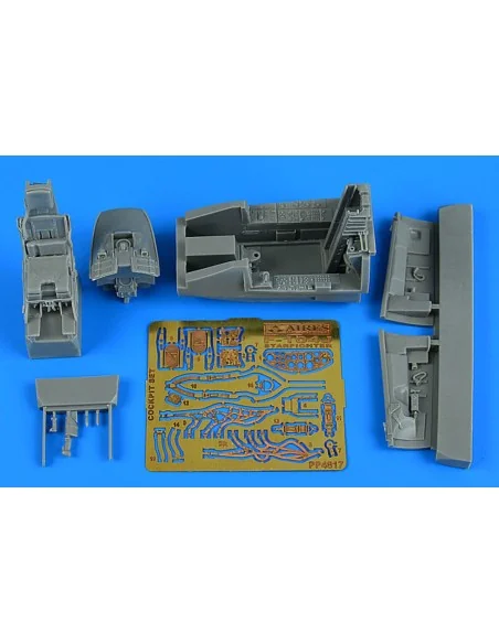 F-104J Starfighter cockpit set for Kinetic, 1/48 - Aires 4817