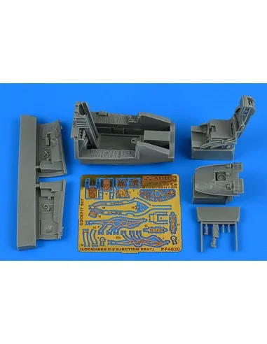 F-104G Starfighter cockpit set (C-2 ej. seat) for Kinetic, 1/48 - A...
