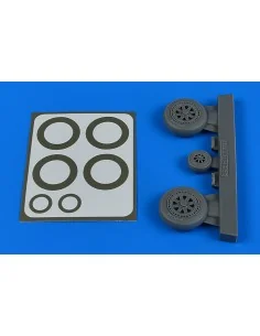 J-29 Tunnan wheels & paint masks, 1/48 - Aires 4822
