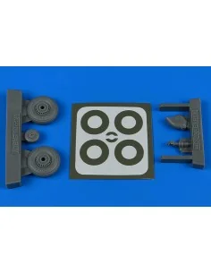Macchi Mc.200 - early wheels & paint masks for Italeri, 1/48 - Aire...