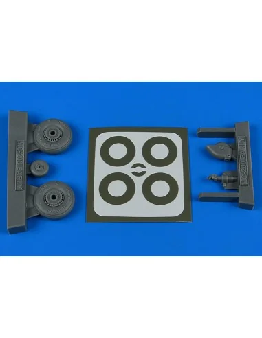 Macchi Mc.200 - early wheels & paint masks for Italeri, 1/48 - Aire...