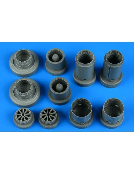 Rafale exhaust nozzles for Revell, 1/48 - Aires 4828