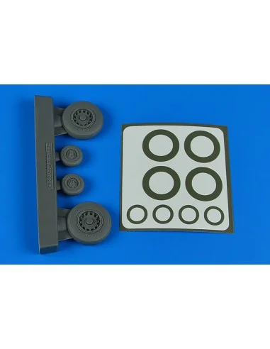 E-2 Hawkeye/C-2 Greyhound wheels paint masks for Kinetic, 1/48 - Ai...