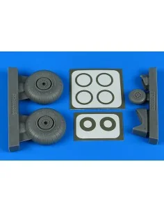 Do 17Z/Do 215 wheels & paint masks for ICM, 1/48 - Aires 4831