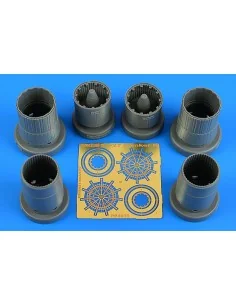 Su-27 Flanker B exhaust nozzles for KITTY HAWK, 1/48 - Aires 4835