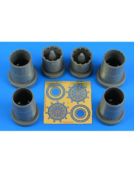 Su-27 Flanker B exhaust nozzles for KITTY HAWK, 1/48 - Aires 4835