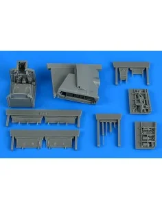 Harrier GR.1/GR.3 wheel bay for KINETIC, 1/48 - Aires 4838