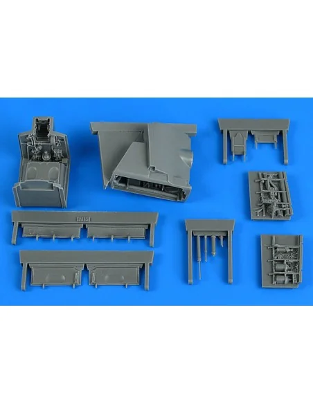 Harrier GR.1/GR.3 wheel bay for KINETIC, 1/48 - Aires 4838