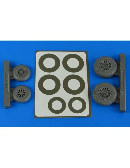 A-26B/C (B-26B/C) Invader wheels & paint masks early for ICM, 1/48 ...