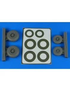 A-26B/C (B-26B/C) Invader wheels & paint masks late - diamond patte...