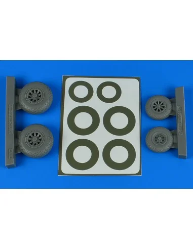 A-26B/C (B-26B/C) Invader wheels & paint masks late - diamond patte...