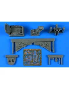 Harrier GR.3 cockpit set for KINETIC, 1/48 - Aires 4850