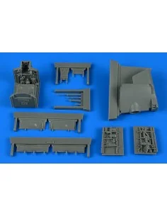 Harrier AV-8A wheel bay for KINETIC, 1/48 - Aires 4851