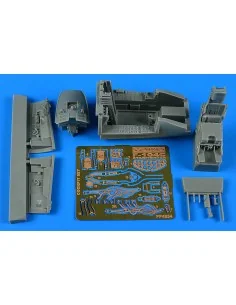 F-104C Starfighter cockpit set for KINETIC, 1/48 - Aires 4854