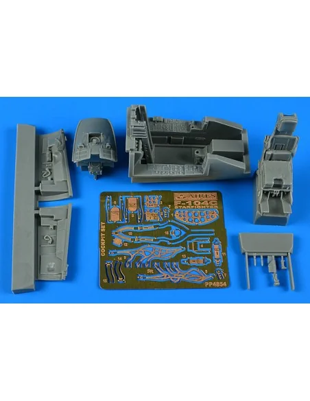 F-104C Starfighter cockpit set for KINETIC, 1/48 - Aires 4854