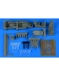 [NO_DESC] Rafale B - late cockpit set for REVELL, 1/48 - Aires 4855