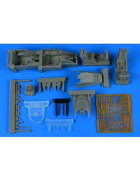 Rafale B - late cockpit set for REVELL, 1/48 - Aires 4855