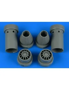 F/A-18E/F Super Hornet exhaust nozzles - closed for MENG, 1/48 - Ai...