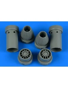 F/A-18E/F Super Hornet exhaust nozzles - closed for HOBBY BOSS, 1/4...