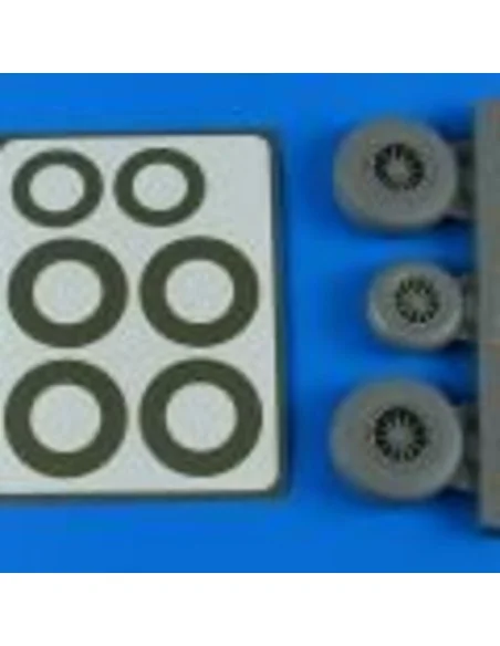 [NO_DESC] B-26K Invader wheels & paint masks - early, 1/48 - Aires ...