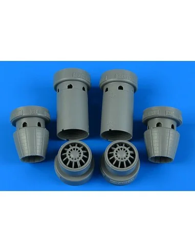 F/A-18E/F Super Hornet exhaust nozzles - opened, 1/48 - Aires 4861
