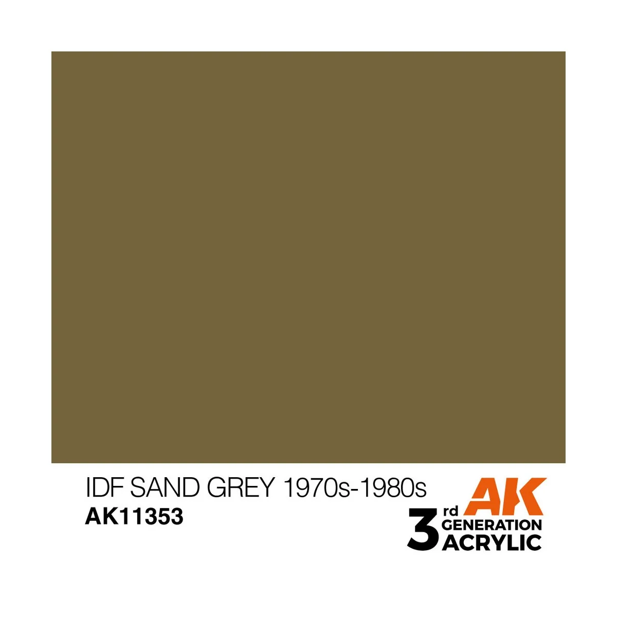 IDF Sand Grey 1970s-1980s - AK Interactive AK11353