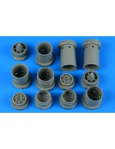 F-4B/N/C/D Phantom II exhaust nozzles, 1/48 - Aires 4866