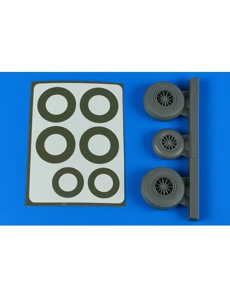 B-26K Invader wheels & paint masks late, 1/48 - Aires 4867
