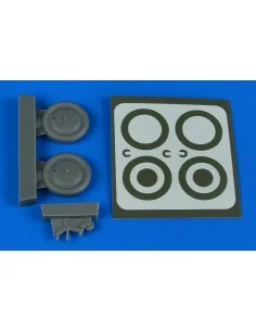 K5Y Willow wheels & paint masks, 1/48 - Aires 4869