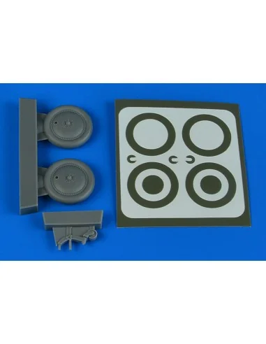 K5Y Willow wheels & paint masks, 1/48 - Aires 4869