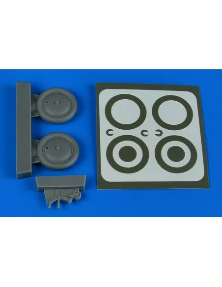 K5Y Willow wheels & paint masks, 1/48 - Aires 4869