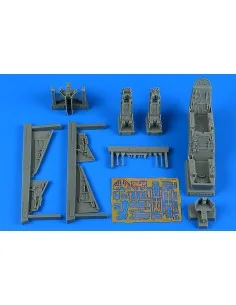 Harrier T.4/T.4A cockpit set, 1/48 - Aires 4870