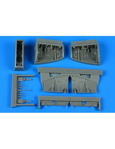 SAAB J 29 Tunnan wheel bay, 1/48 - Aires 4879