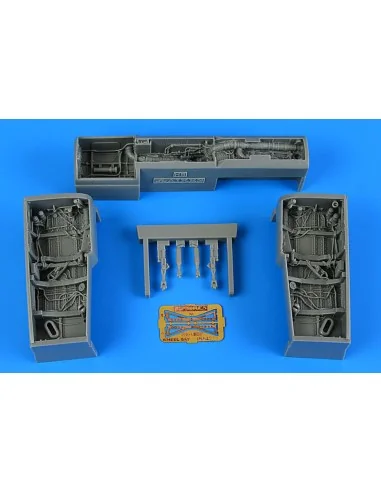 F/A-18E/F Super Hornet wheel bay, 1/48 - Aires 4884