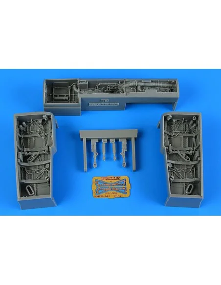F/A-18E/F Super Hornet wheel bay, 1/48 - Aires 4884
