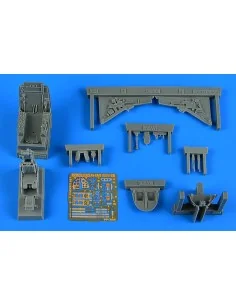AV-8A/S Harrier (VA.1 Matador) cockpit set KINETIC, 1/48 - Aires 4885