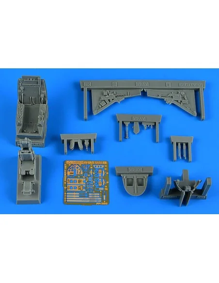 AV-8A/S Harrier (VA.1 Matador) cockpit set KINETIC, 1/48 - Aires 4885