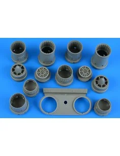 RA-5C Vigilante exhaust nozzles - early for TRUMPETER, 1/48 - Aires...
