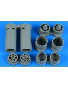 F-4B/N/C/D Phantom II exhaust nozzles for ZOUKEI MURA, 1/48 - Aires...
