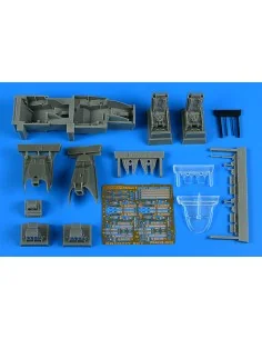 Rafale B - early cocpkit set HOBBY BOSS, 1/48 - Aires 4890