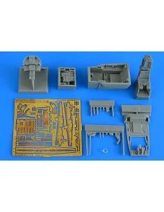F/A-18E Super Hornet cockpit set HOBBY BOSS, 1/48 - Aires 4895