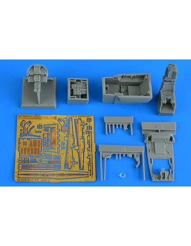 F/A-18E Super Hornet cockpit set HOBBY BOSS, 1/48 - Aires 4895