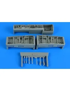 F/A-18E/F/G Super Hornet wheel bay for MENG, 1/48 - Aires 4899