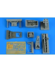F/A-18E Super Hornet cockpit set for MENG, 1/48 - Aires 4900